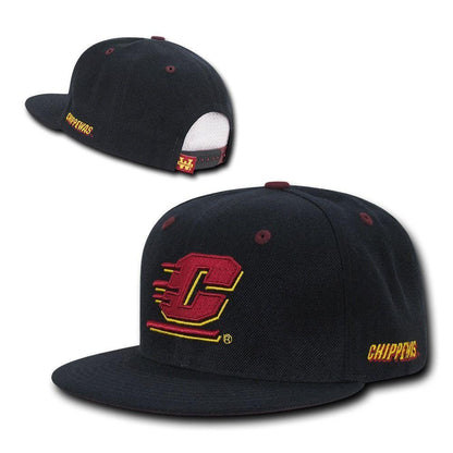 NCAA Cmu Central Michigan Chippewas University Accent Baseball Caps Hats-Campus-Wardrobe