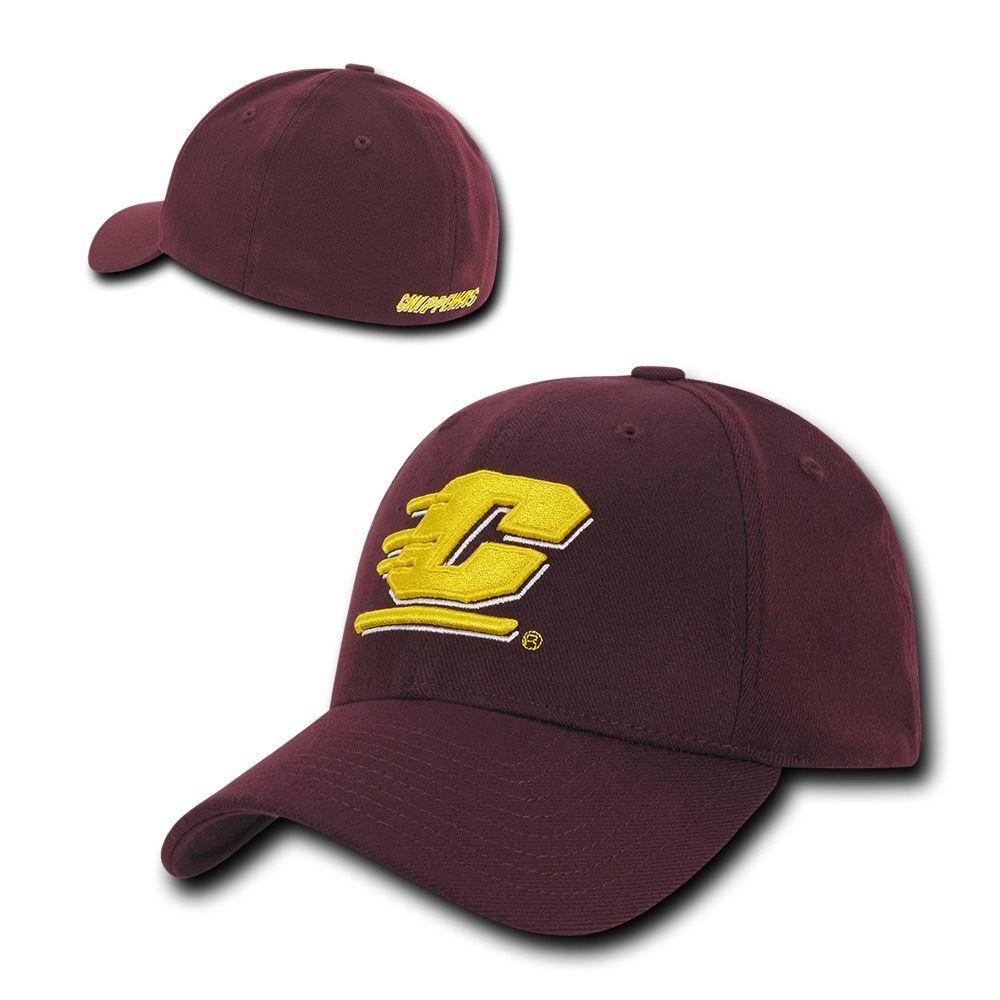 NCAA Cmu Central Michigan University Chippewas Low Constructed Flex Acrylic Caps-Campus-Wardrobe