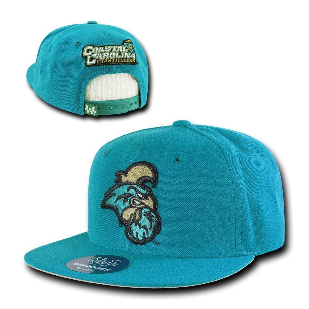 NCAA Coastal Carolina Chanticleers University Snapback Baseball Caps Hats Teal-Campus-Wardrobe