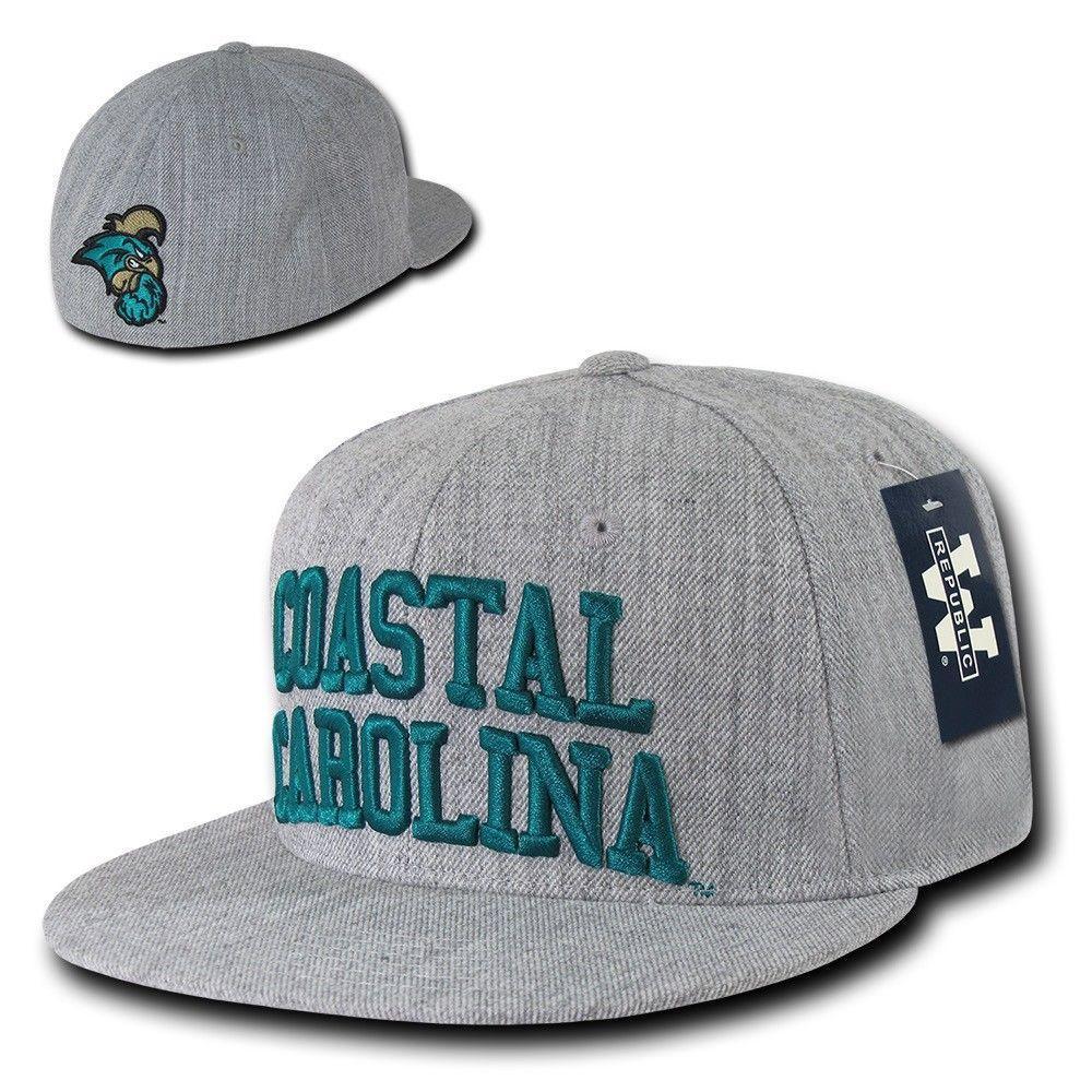 NCAA Coastal Carolina University Chanticleer Game Day Fitted Caps Hats-Campus-Wardrobe