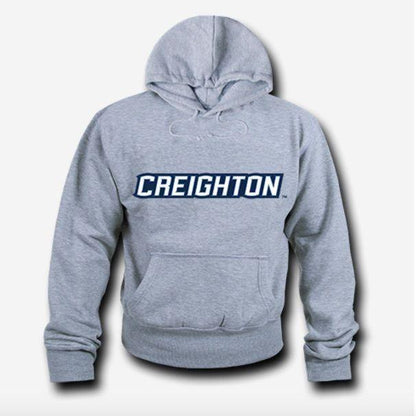 NCAA Creighton University Hoodie Sweatshirt Gameday Fleece Pullover Heather Grey-Campus-Wardrobe