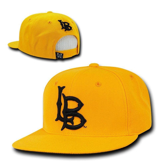 NCAA Csulb Long Beach State 49Ers California Freshmen Snapback Caps Hat Gold-Campus-Wardrobe