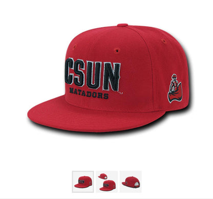 NCAA Csun Cal State Northridge University Matadors Red Snapback Caps Hats-Campus-Wardrobe