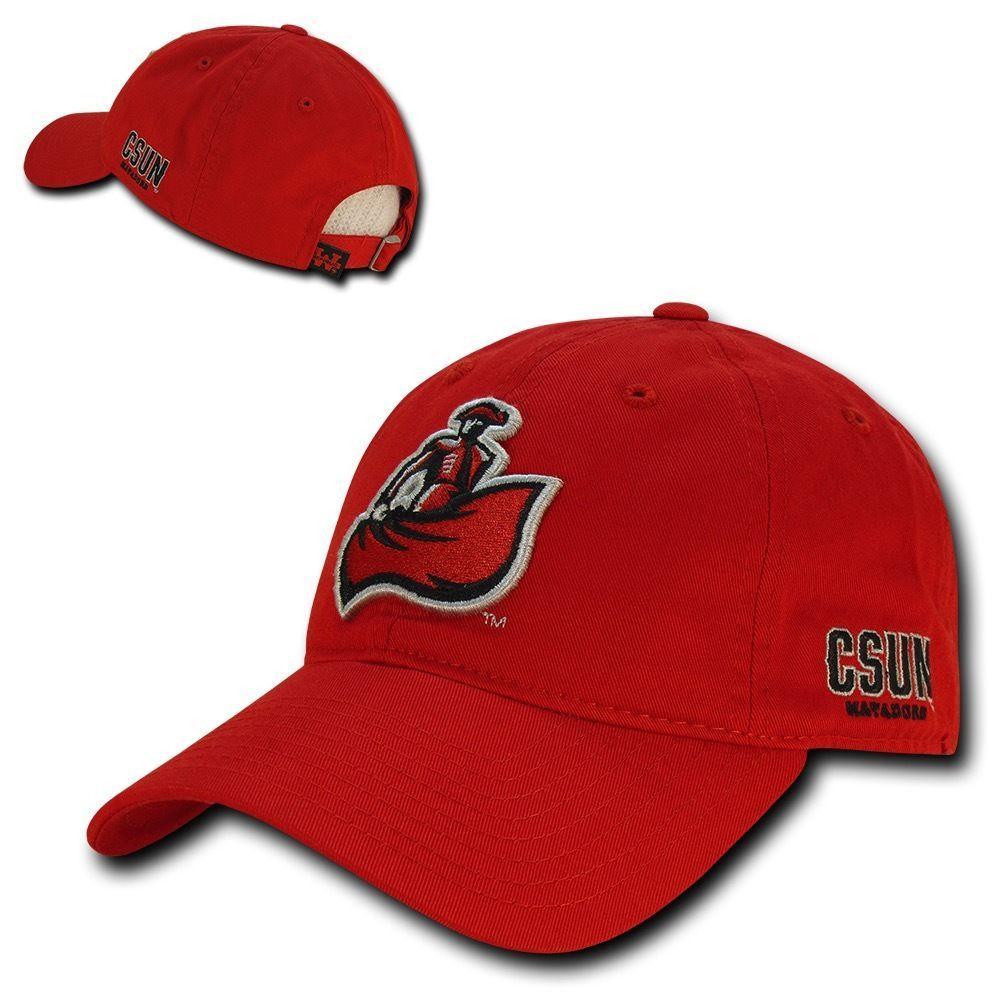 NCAA Csun Cal State Northridge University Matadors Relaxed Cotton Baseball Caps-Campus-Wardrobe