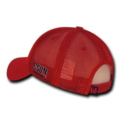 NCAA Csun Cal State University Northridge Cotton Structured Trucker Caps Hats-Campus-Wardrobe