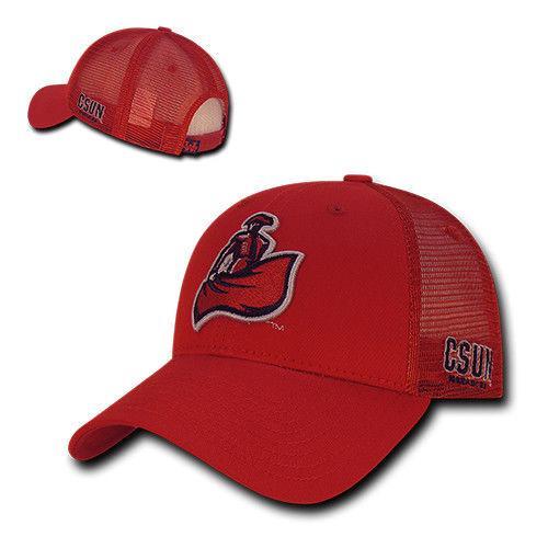 NCAA Csun Cal State University Northridge Cotton Structured Trucker Caps Hats-Campus-Wardrobe