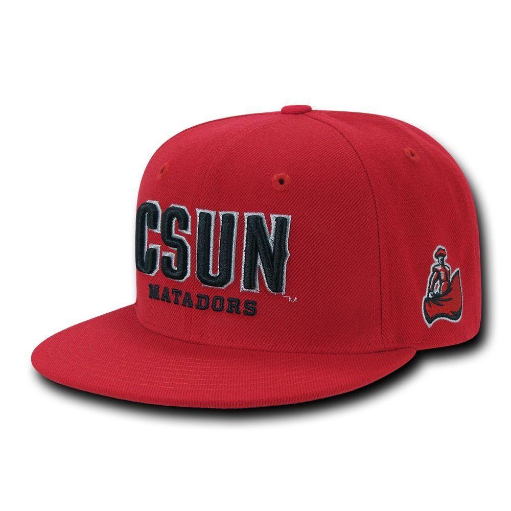 NCAA Csun Northridge Cal State University Matadors Snapback Baseball Caps Hats-Campus-Wardrobe