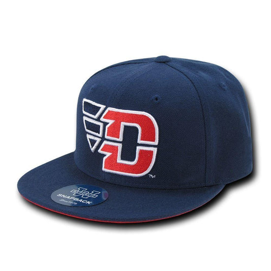 NCAA Dayton University Flyers Freshmen 6 Panel Snapback Baseball Caps Hats Navy-Campus-Wardrobe