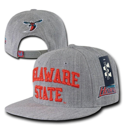 NCAA Delaware State University Hornets 6 Panel Game Day Snapback Caps Hats-Campus-Wardrobe