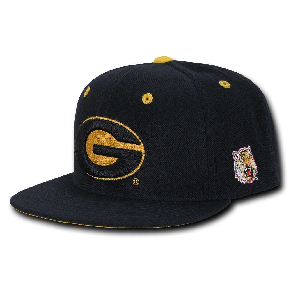 NCAA Grambling State Tigers U Flat Bill Accent Snapback Baseball Caps Hats-Campus-Wardrobe