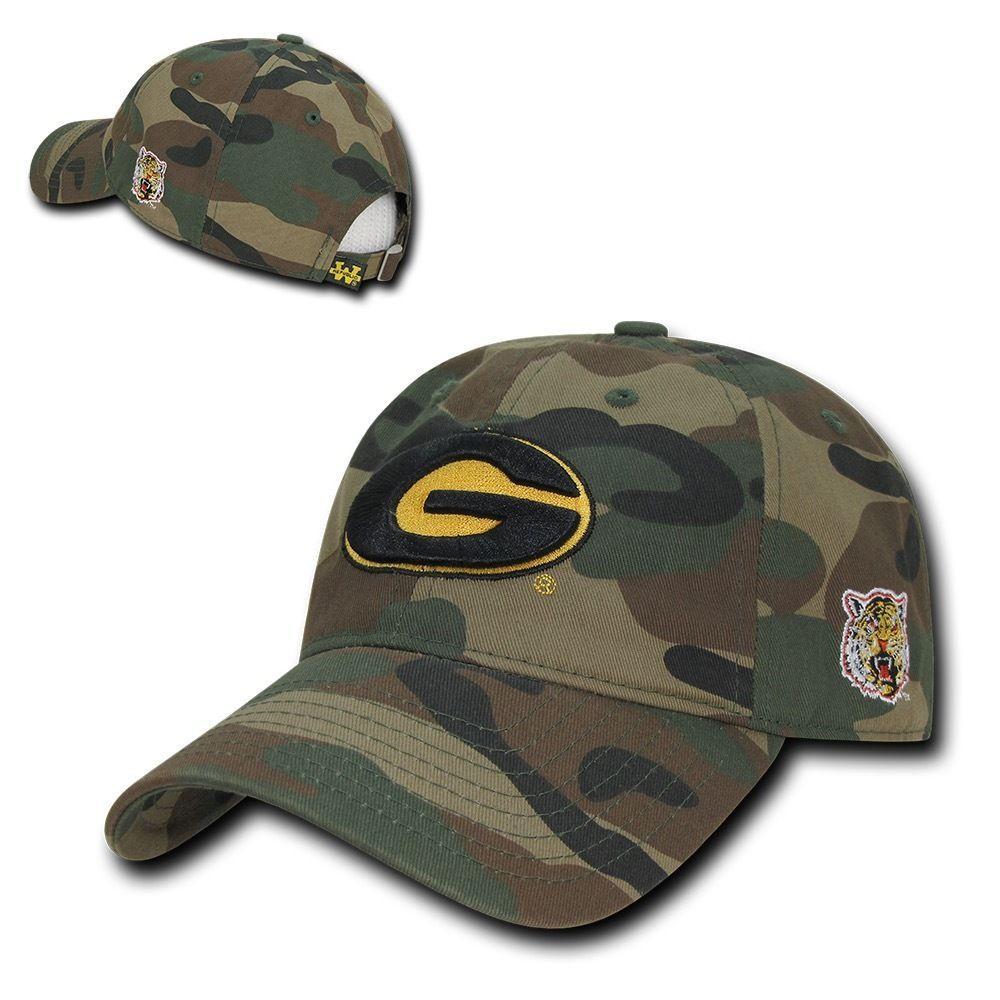 NCAA Grambling State Tigers U Relaxed Camo Camouflage Baseball Caps Hats-Campus-Wardrobe