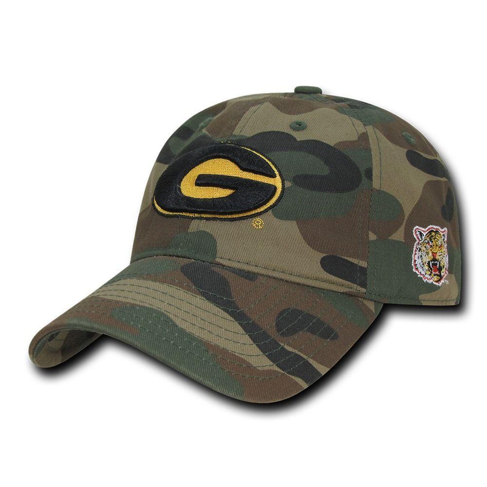 NCAA Grambling State Tigers U Relaxed Camo Camouflage Baseball Caps Hats-Campus-Wardrobe