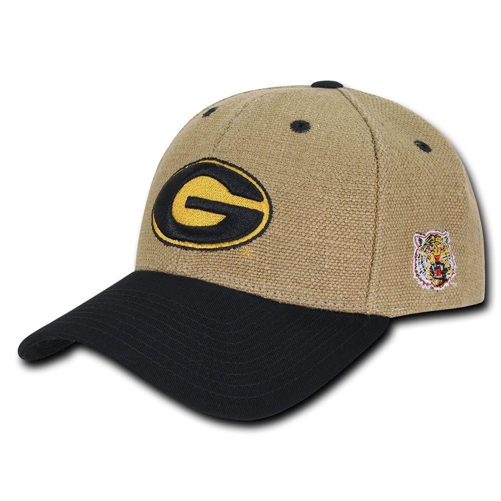 NCAA Grambling State Tigers University Low Constructed Structured Jute Caps Hats-Campus-Wardrobe