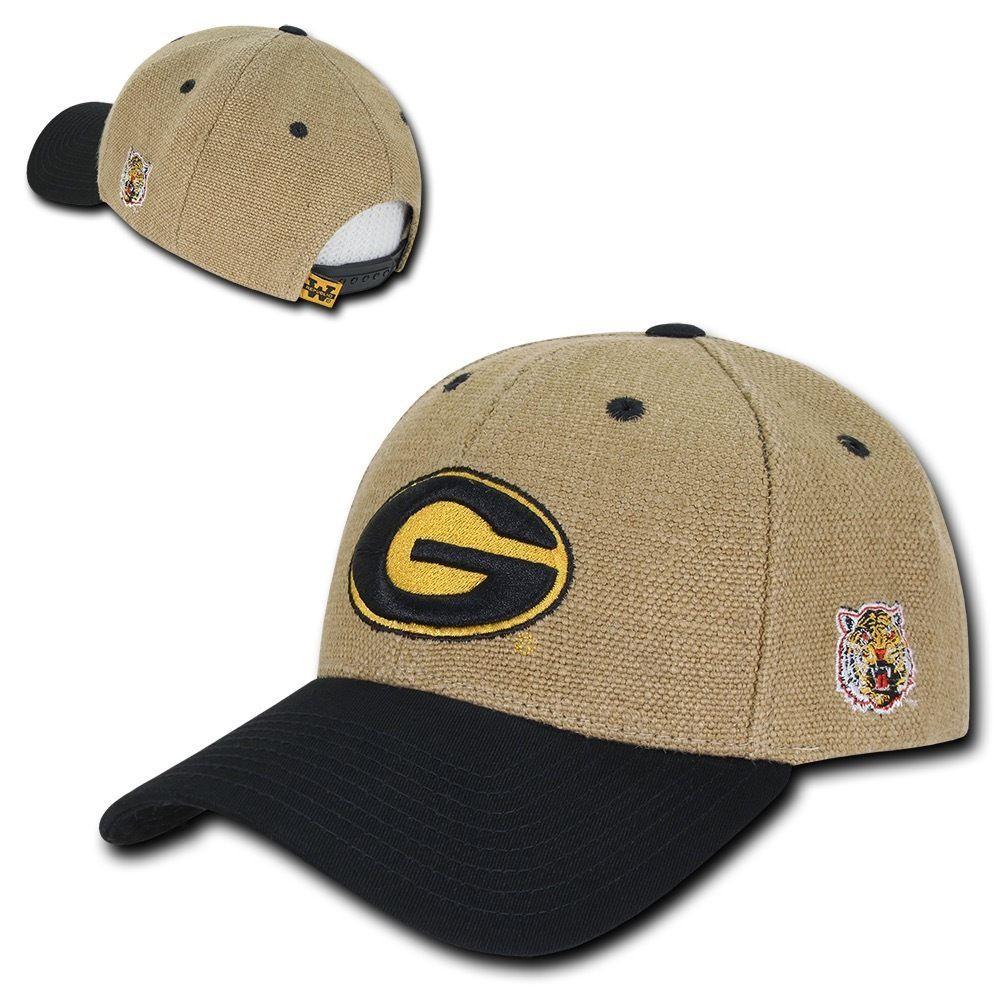 NCAA Grambling State Tigers University Low Constructed Structured Jute Caps Hats-Campus-Wardrobe