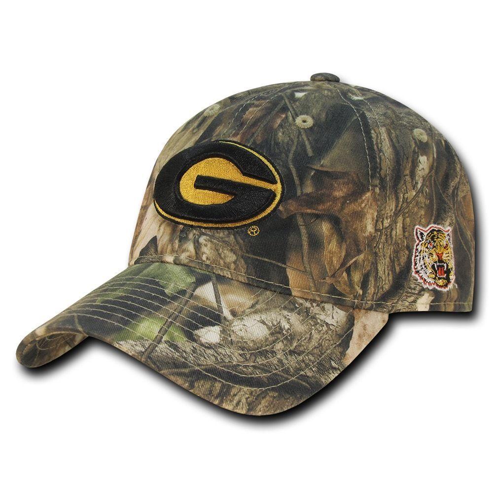 NCAA Grambling State Tigers University Relaxed Hybricam Camouflage Caps Hats-Campus-Wardrobe