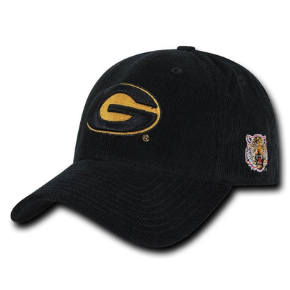 NCAA Grambling State Tigers University Structured Corduroy Baseball Caps Hats-Campus-Wardrobe