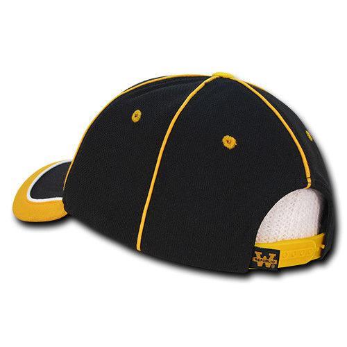 NCAA Grambling State University Lightweight Structured Piped Baseball Caps Hats-Campus-Wardrobe