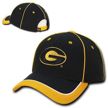 NCAA Grambling State University Lightweight Structured Piped Baseball Caps Hats-Campus-Wardrobe