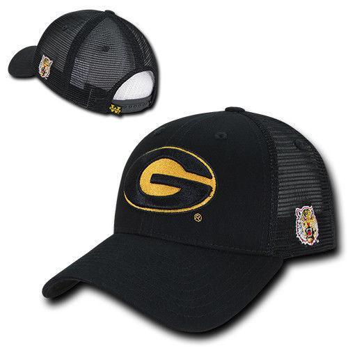 NCAA Grambling University Cotton Structured Trucker Caps Hats Black-Campus-Wardrobe