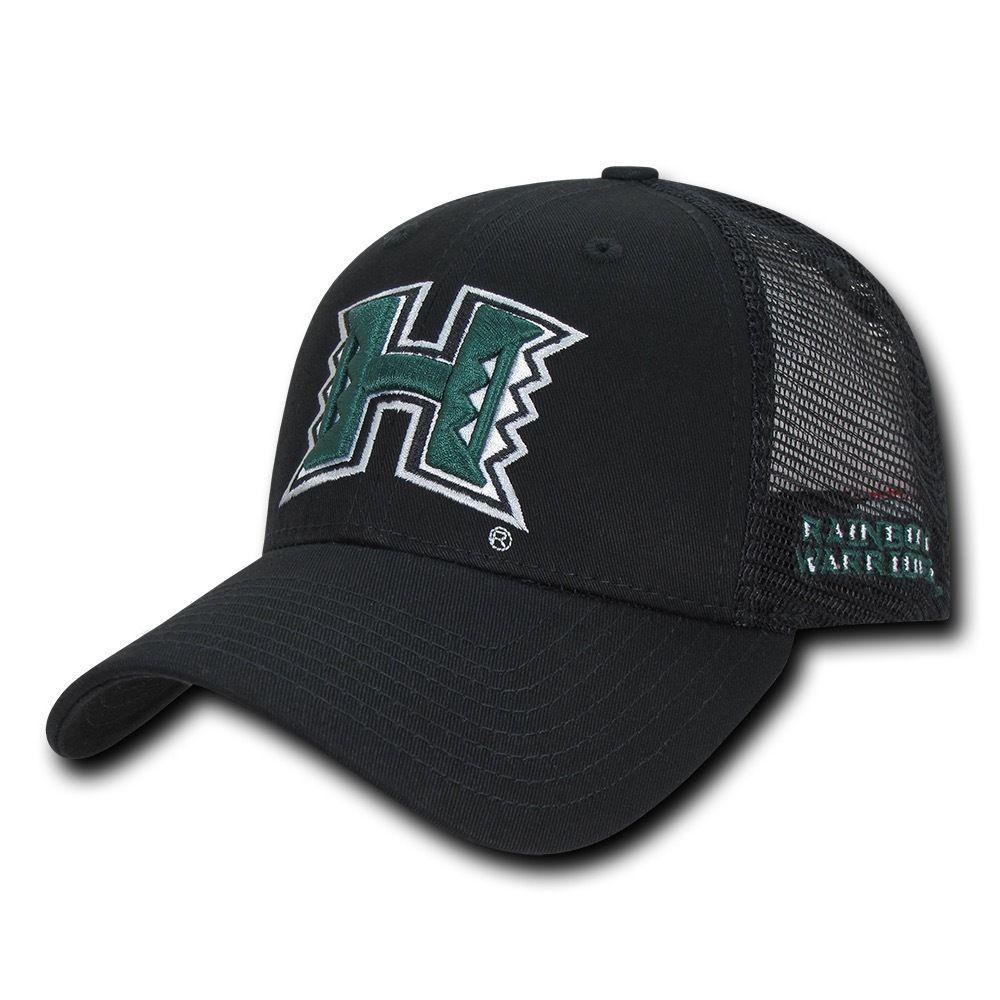 NCAA Hawaii U Rainbow Warriors Curved Bill Structured Trucker Baseball Caps Hats-Campus-Wardrobe