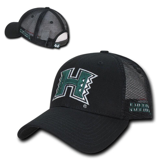 NCAA Hawaii U Rainbow Warriors Curved Bill Structured Trucker Baseball Caps Hats-Campus-Wardrobe