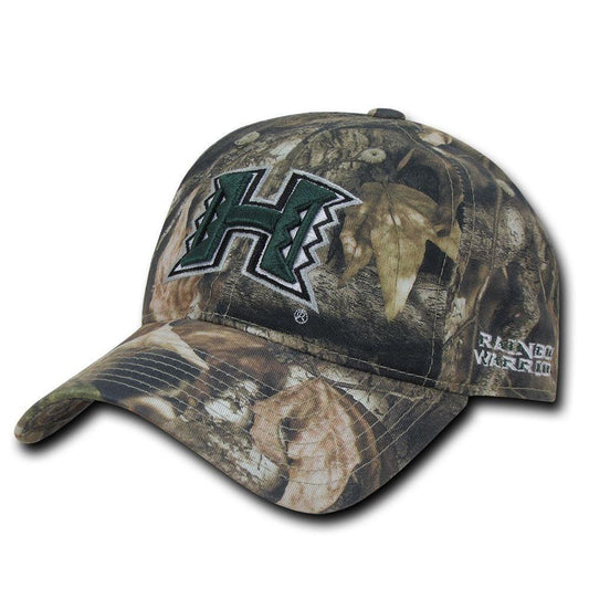 Mouseover Image, NCAA Hawaii University Rainbow Warriors Relaxed Hybricam Camouflage Caps Hats-Campus-Wardrobe