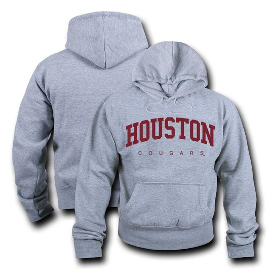 NCAA Houston Cougars Hoodie Sweatshirt Game Day Fleece Pullover Heather Grey-Campus-Wardrobe