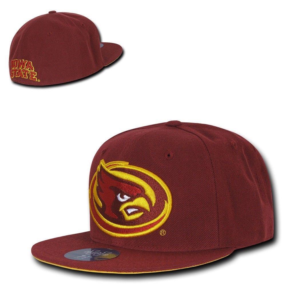 NCAA Iowa State Cyclones University College Fitted Caps Hats Cardinal-Campus-Wardrobe