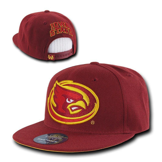 NCAA Iowa State University 6 Panel Freshmen Snapback Baseball Caps Hats Cardinal-Campus-Wardrobe