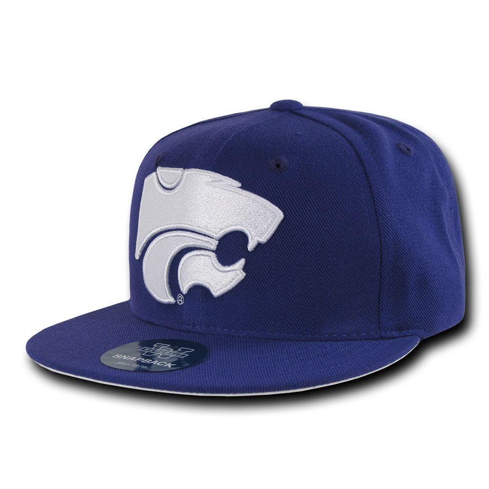NCAA K-State Kansas State University Freshmen Snapback Baseball Caps Hat Purple-Campus-Wardrobe