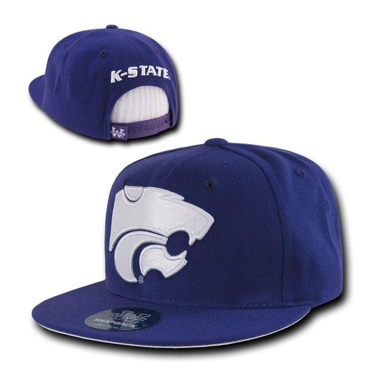 NCAA K-State Kansas State University Freshmen Snapback Baseball Caps Hat Purple-Campus-Wardrobe