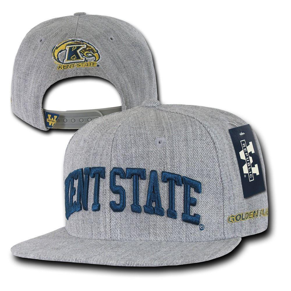 NCAA Kent State University Golden Flashes 6 Panel Game Day Snapback Caps Hats-Campus-Wardrobe
