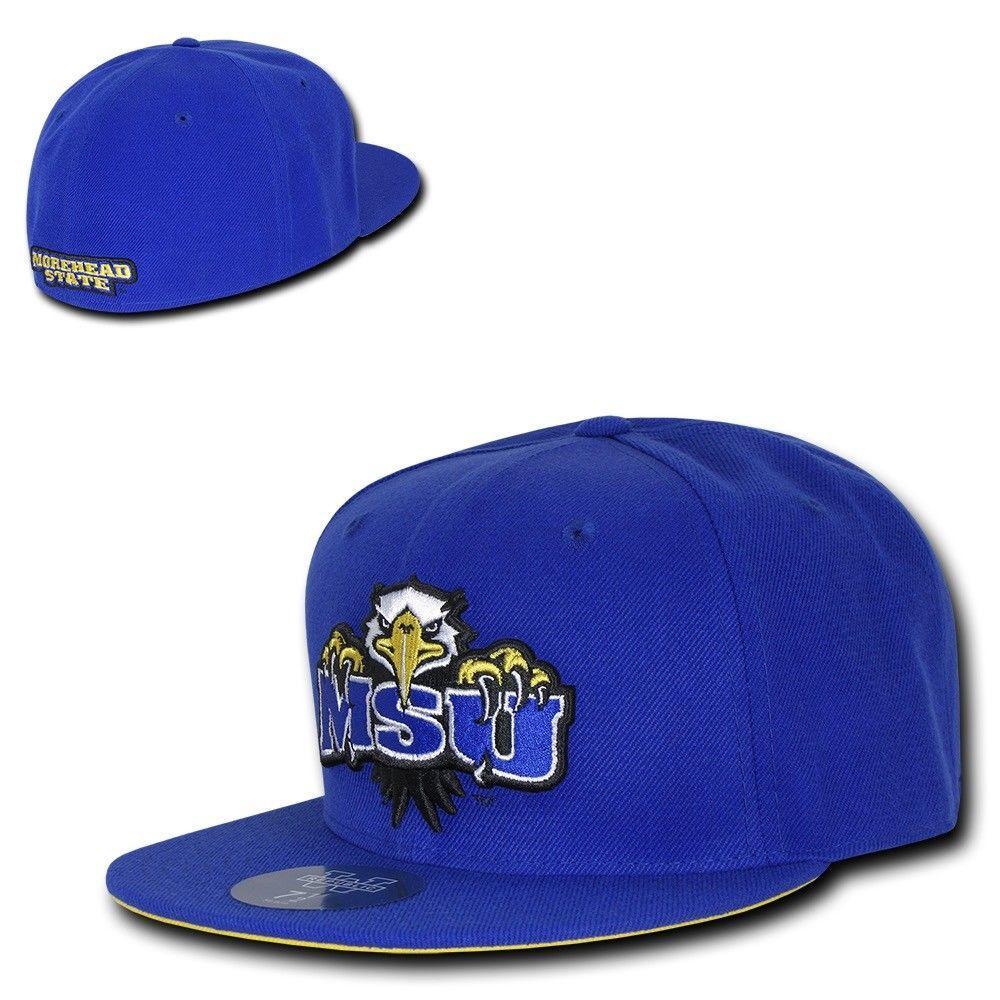 NCAA Kentucky Morehead State Eagles University Fitted Caps Hats Royal-Campus-Wardrobe
