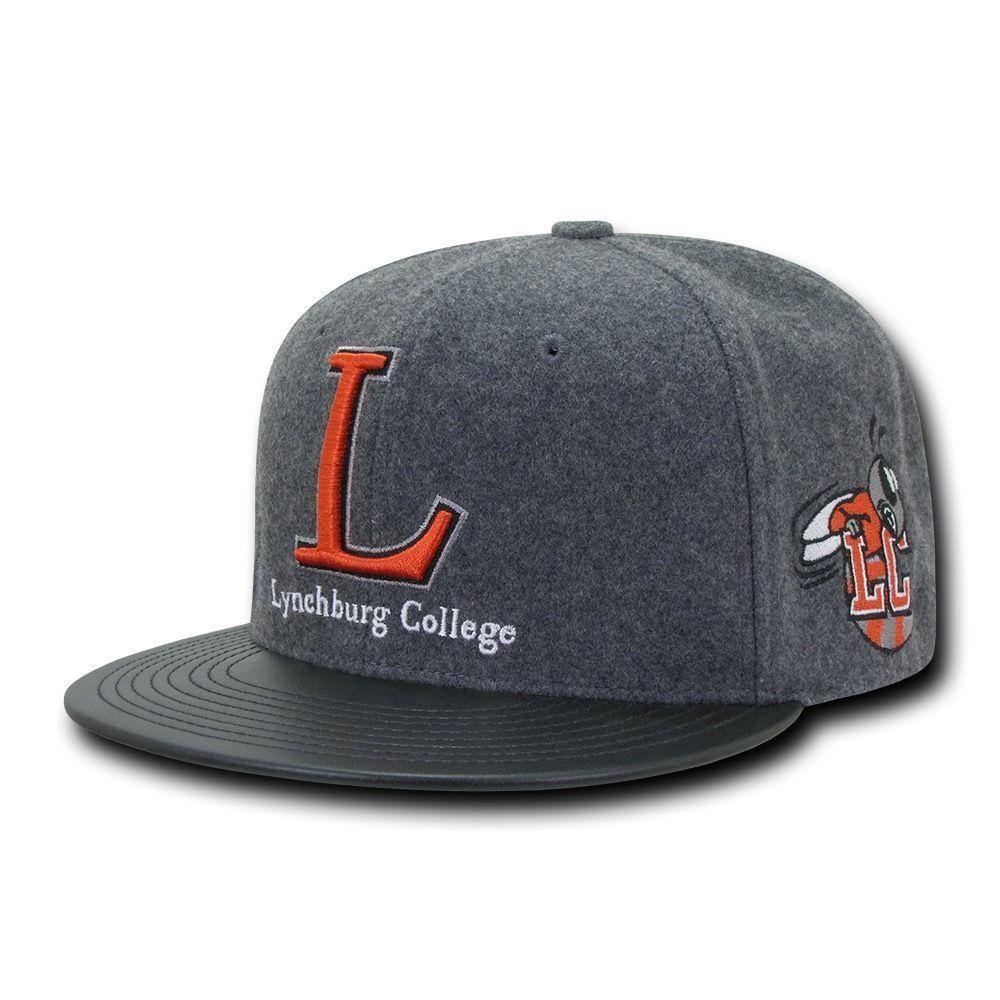 NCAA Lynchburg College Melton Vinyl Snapback Baseball Caps Hats-Campus-Wardrobe