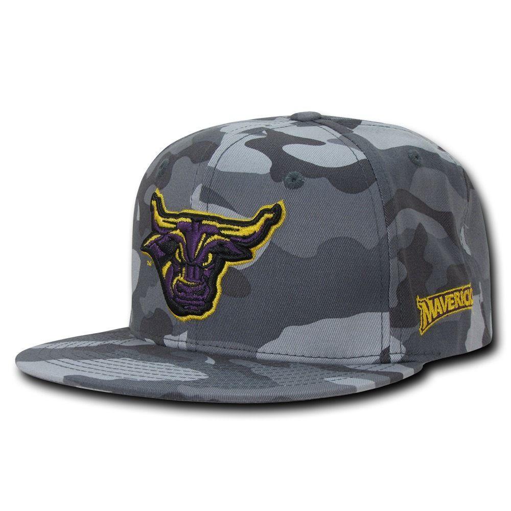 NCAA Mankato Minnesota State Mavericks University Camo Camouflage Snapback Caps-Campus-Wardrobe