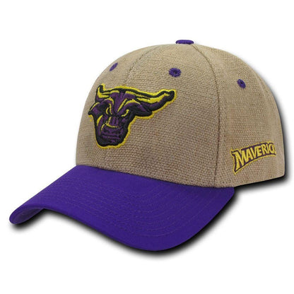 NCAA Mankato Minnesota State University Mavericks Structured Jute Caps Hats-Campus-Wardrobe