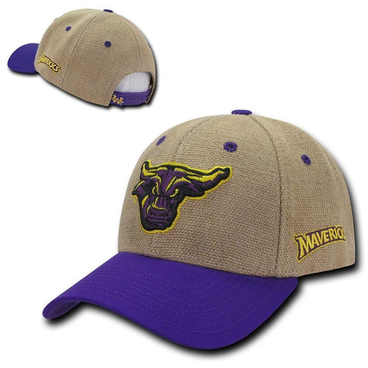 NCAA Mankato Minnesota State University Mavericks Structured Jute Caps Hats-Campus-Wardrobe