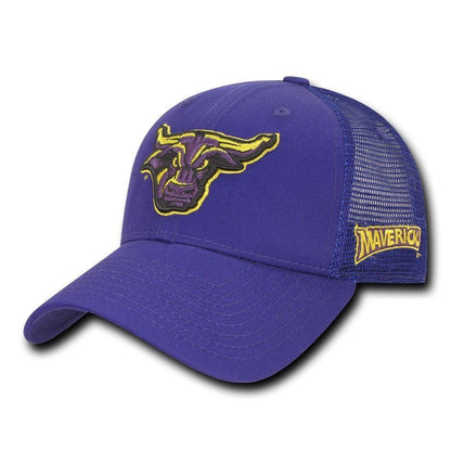 NCAA Mankato Minnesota State University Mavericks Structured Trucker Caps Hats-Campus-Wardrobe