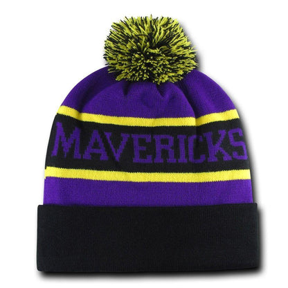 NCAA Mankato Minnesota State University Mavericks The Legend Beanie Nl, Blkpur-Campus-Wardrobe