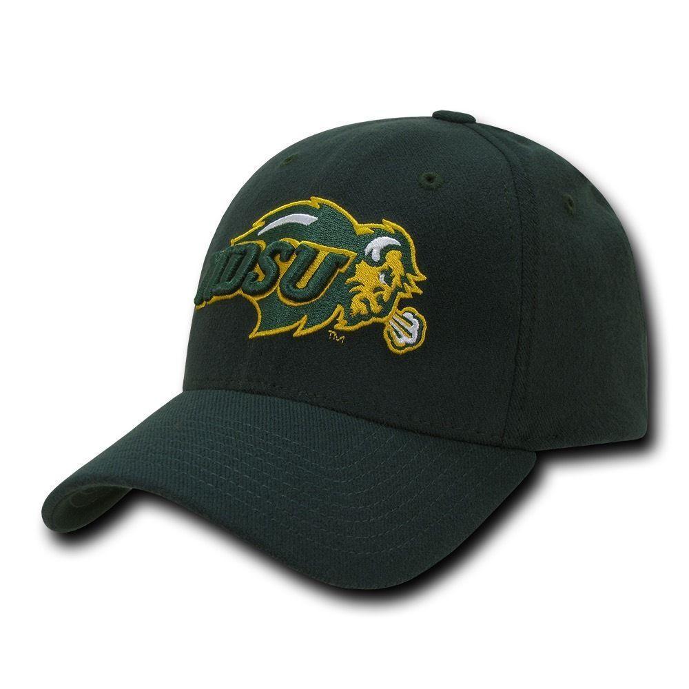 NCAA Ndsu North Dakota State Bison U Low Constructed Flex Acrylic Caps Hats-Campus-Wardrobe