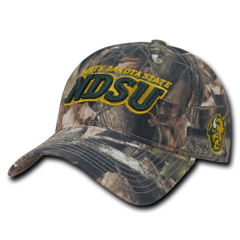 NCAA Ndsu North Dakota State Bison U Relaxed Hybricam Camouflage Caps Hats-Campus-Wardrobe