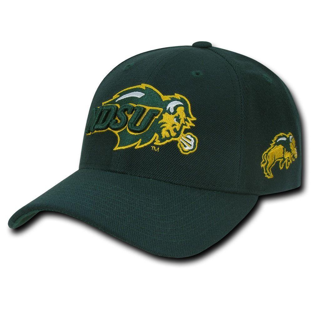 NCAA Ndsu North Dakota State Bison U Structured Acrylic Baseball Caps Hats-Campus-Wardrobe