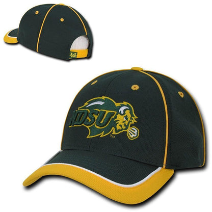 NCAA Ndsu North Dakota State Bison U Structured Piped Baseball Caps Hats-Campus-Wardrobe