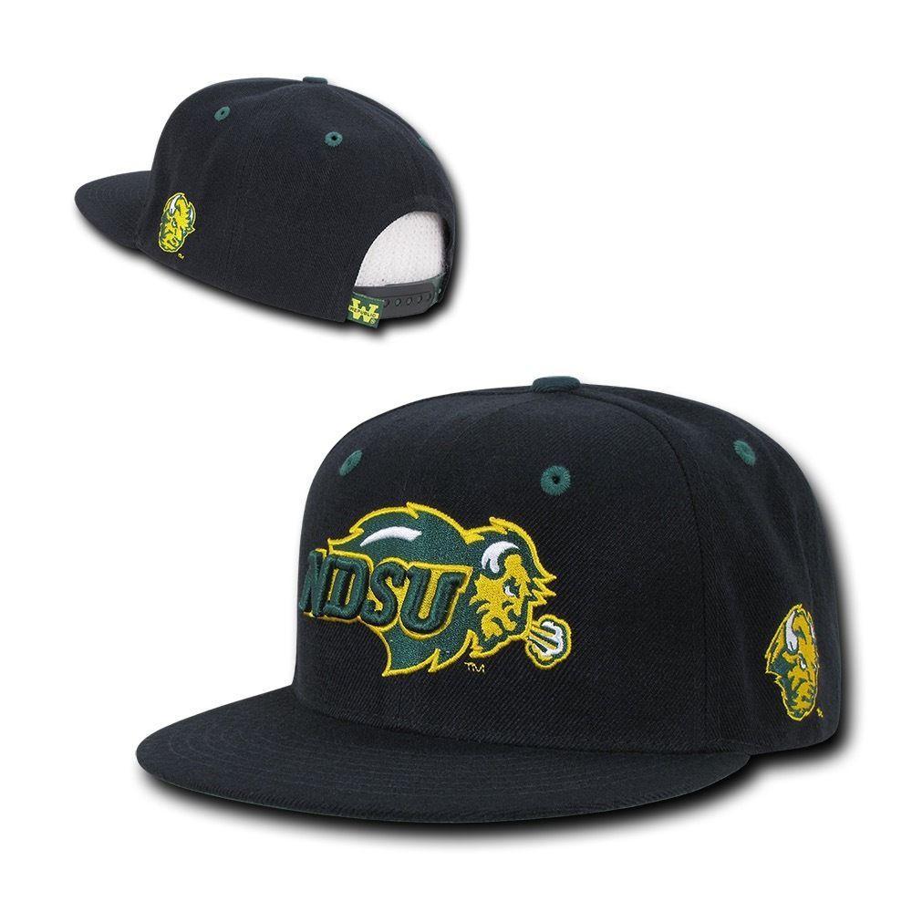 NCAA Ndsu North Dakota State Bison University Accent Snapback Baseball Caps Hats-Campus-Wardrobe