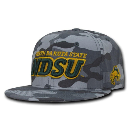 NCAA Ndsu North Dakota State Bison University Camo Camouflage Snapback Caps Hats-Campus-Wardrobe