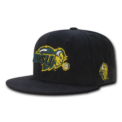 NCAA Ndsu North Dakota State Bison University Faux Suede Snapback Caps Hats-Campus-Wardrobe
