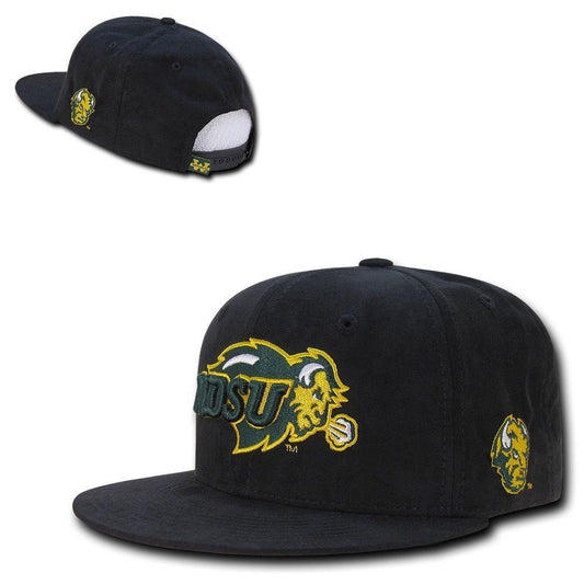 NCAA Ndsu North Dakota State Bison University Faux Suede Snapback Caps Hats-Campus-Wardrobe