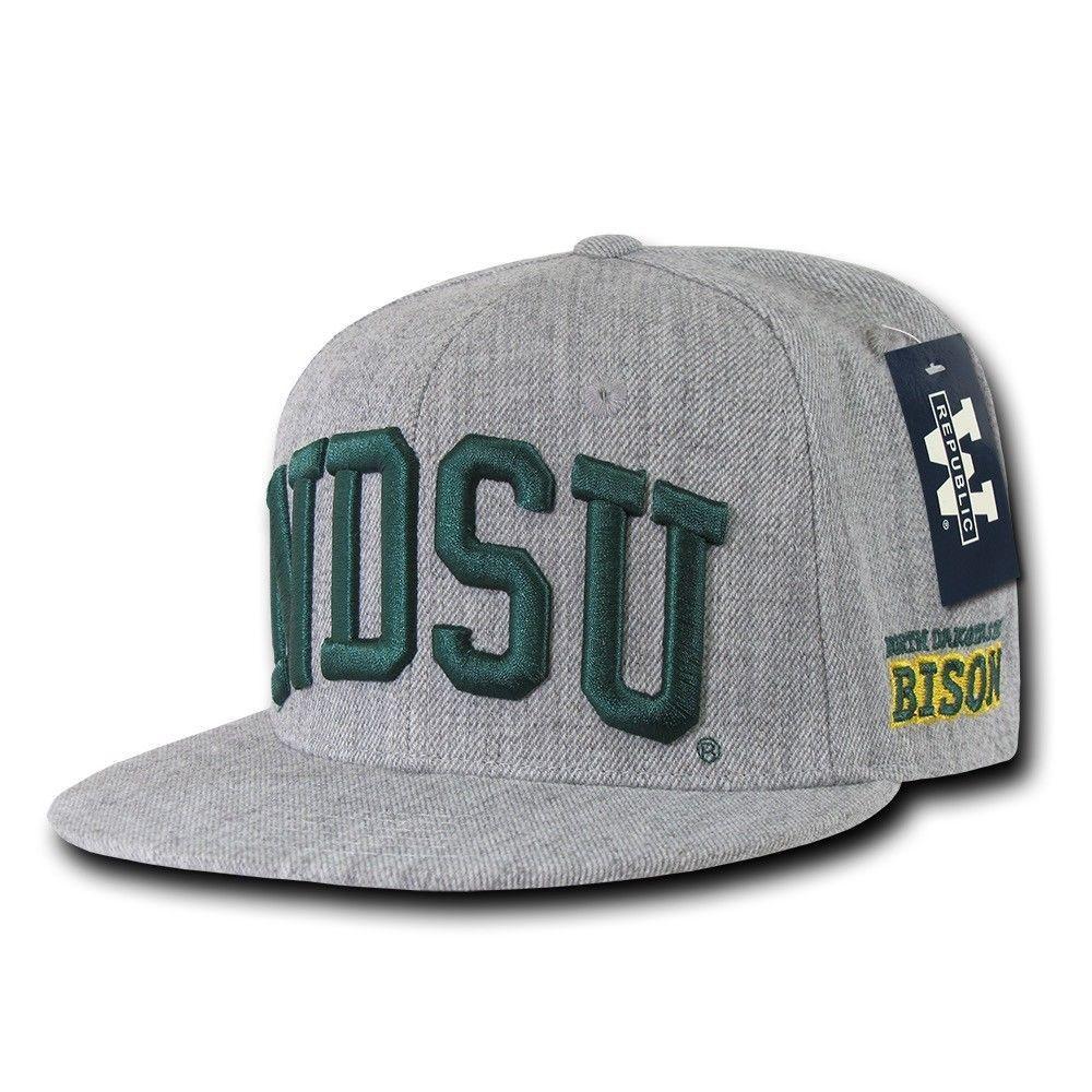 NCAA Ndsu North Dakota State Bison University Game Day Fitted Caps Hats-Campus-Wardrobe