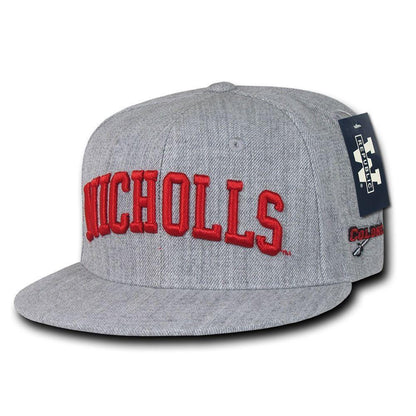 NCAA Nicholls State University Colonels 6 Panel Game Day Snapback Caps Hats-Campus-Wardrobe
