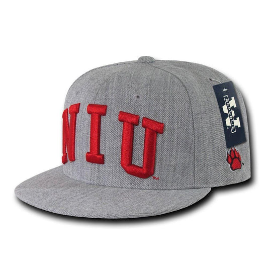 NCAA Niu Northern Illinois U Huskies 6 Panel Game Day Snapback Caps Hats-Campus-Wardrobe